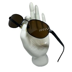 Persol 2079-S 594/47 Matte Black Frame Polarized Glass Lens Sunglasses Italy 135